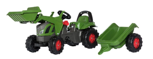 Fendt Pedal Tractor with Frontloader and Trailer
