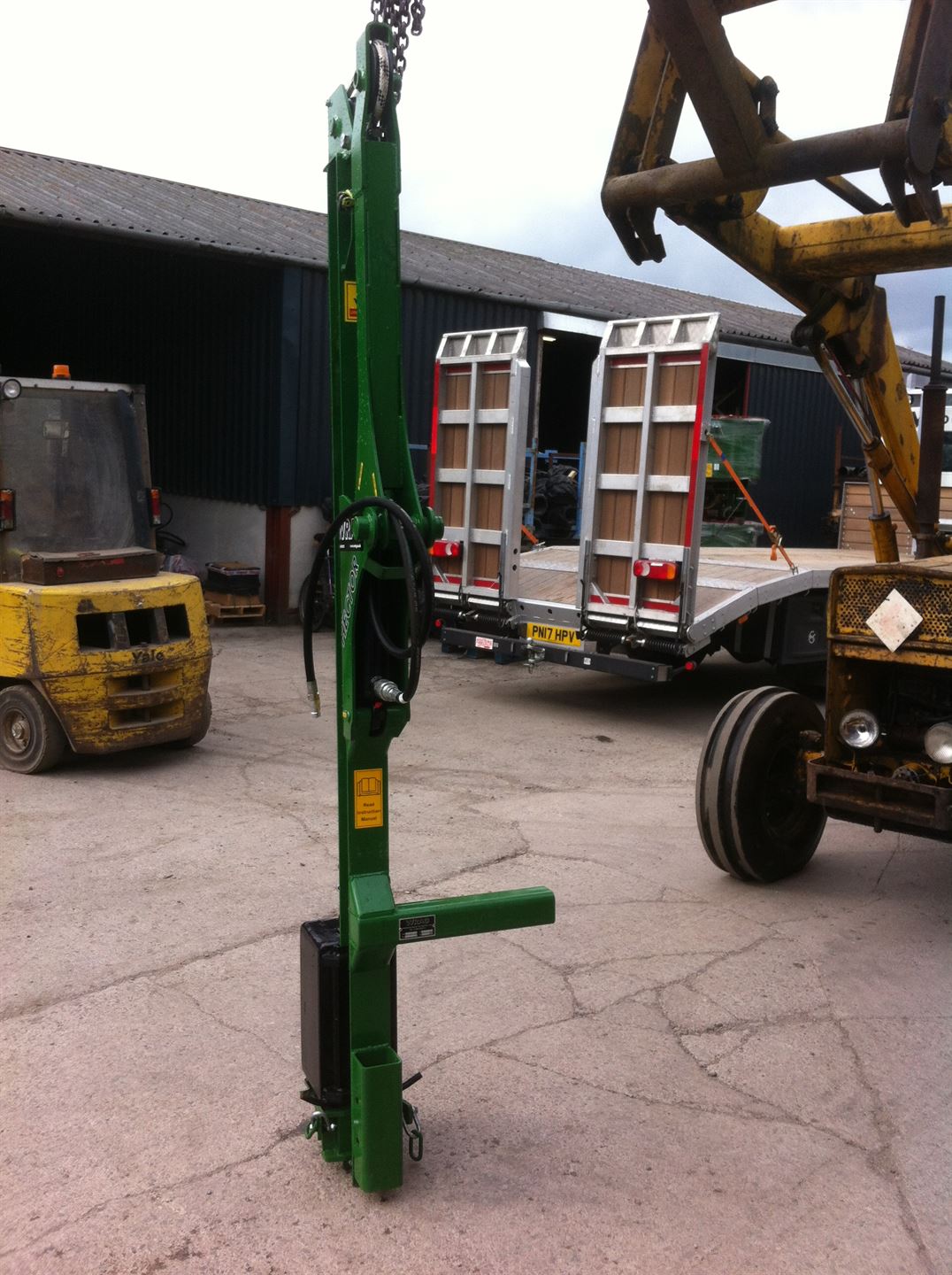 Wrag Excavator post knockers