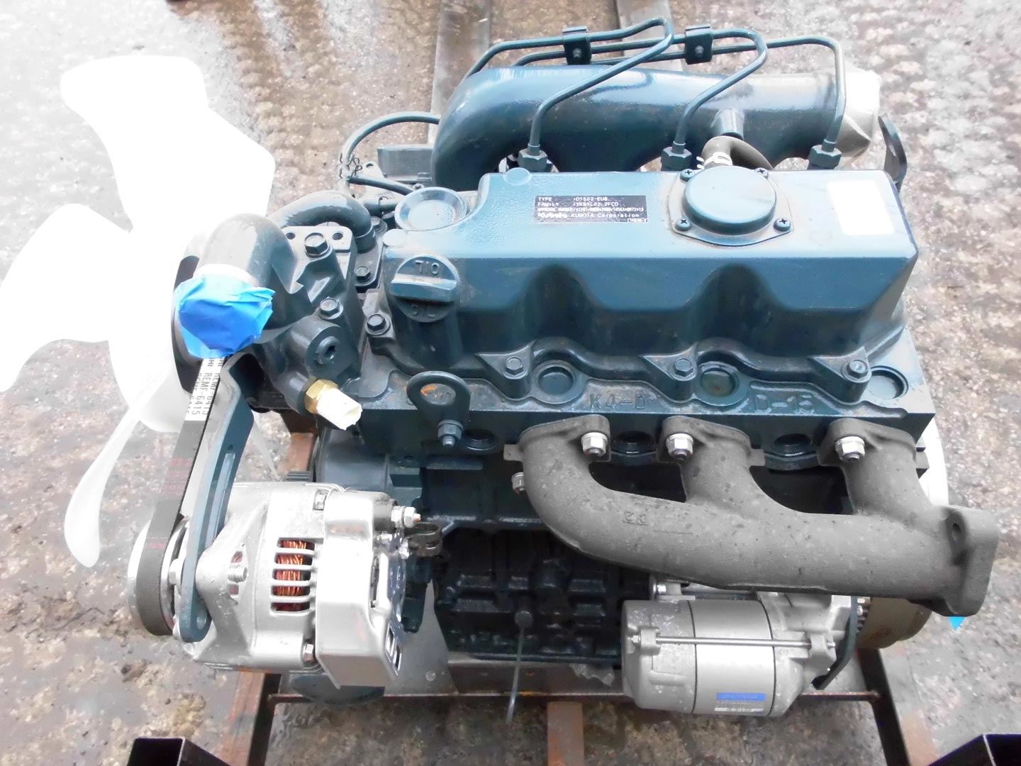 Kubota D1503 Engine - Excavator Spec