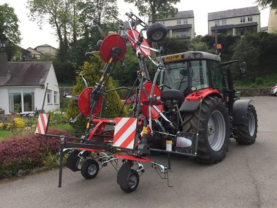 TD776X tedder - lely lotus hook tines