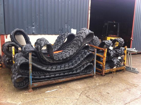 Rubber tracks for Kubota excavators