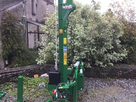 Telehandler post driver