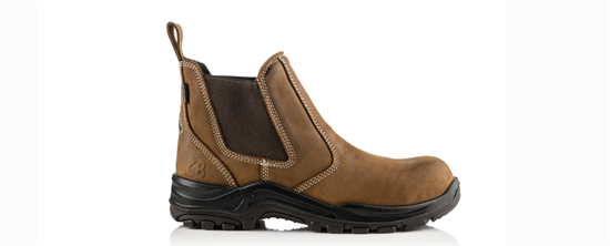 Brown Lightweight Waterproof Safety Dealer Boot